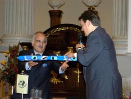 His Royal Highness Prince El Hassan bin Talal and Mr Markku Wilenius